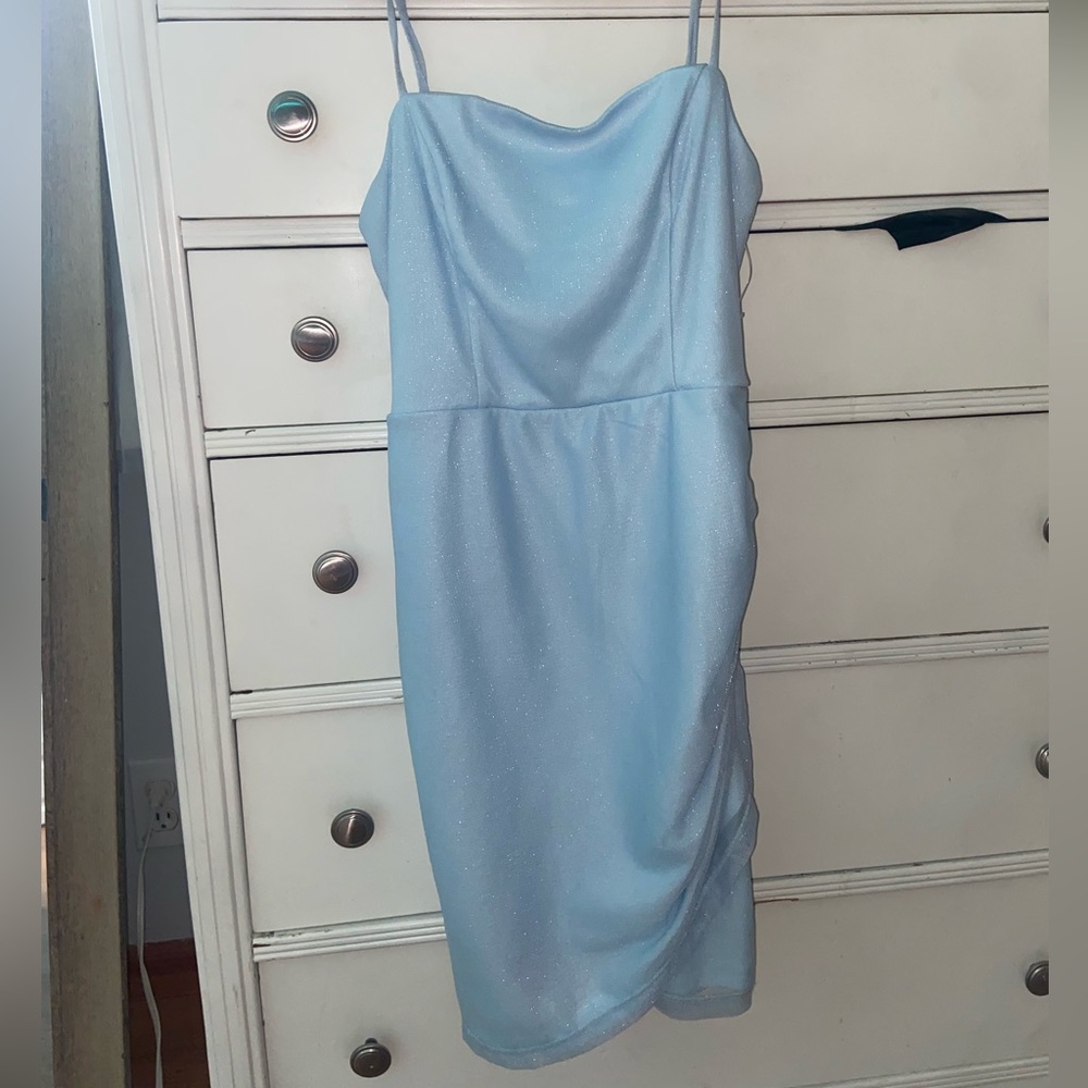 Princess Polly blue mini dress